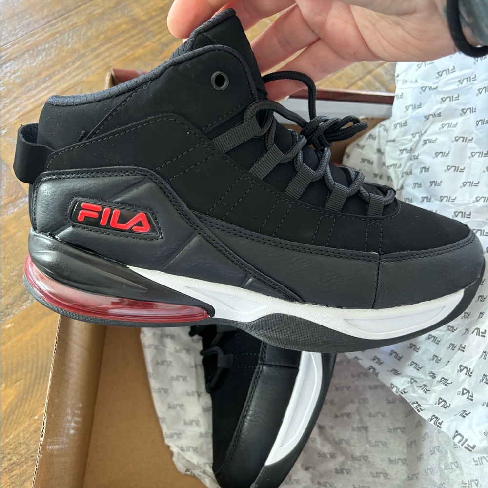Fila Activisor Viz Kids' Shoes - Black and Red - Picture 8 of 10